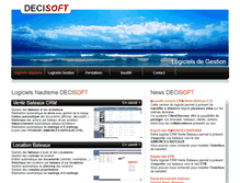 Tablet Screenshot of decisoft.fr